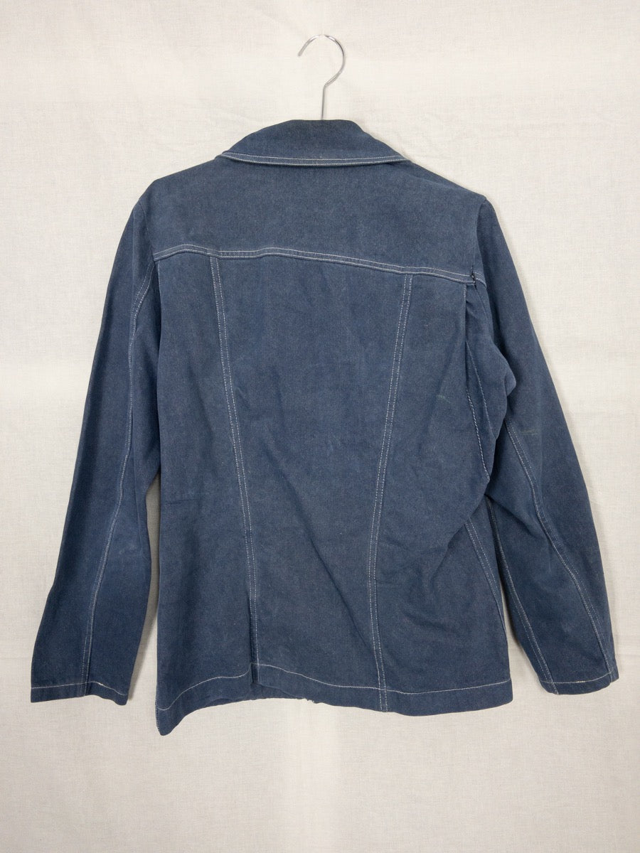 1980 French Gas Company « GDF » Denim Jacket, Size M/L