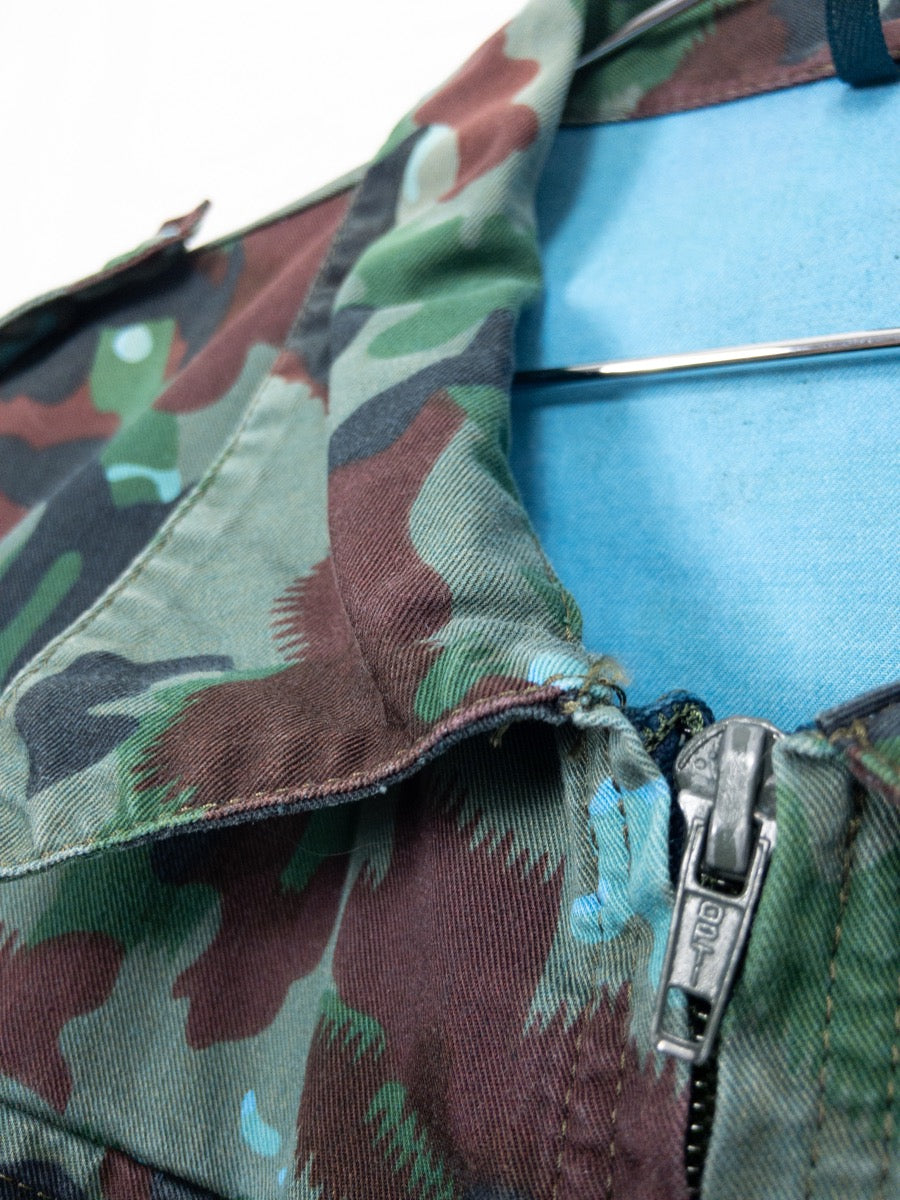 1990s Swiss Army Camo Jacket, Size XL