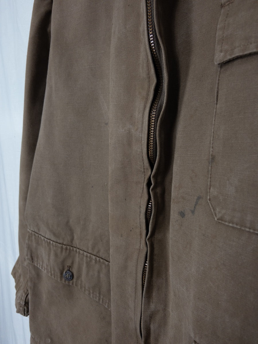 1970s French Hunting Jacket « Le Mont Saint Michel », Size L/XL