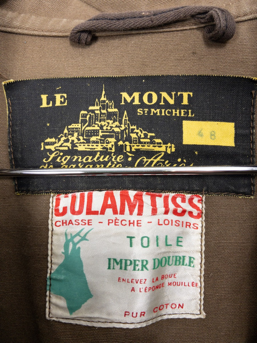 1970s French Hunting Jacket « Le Mont Saint Michel », Size L/XL