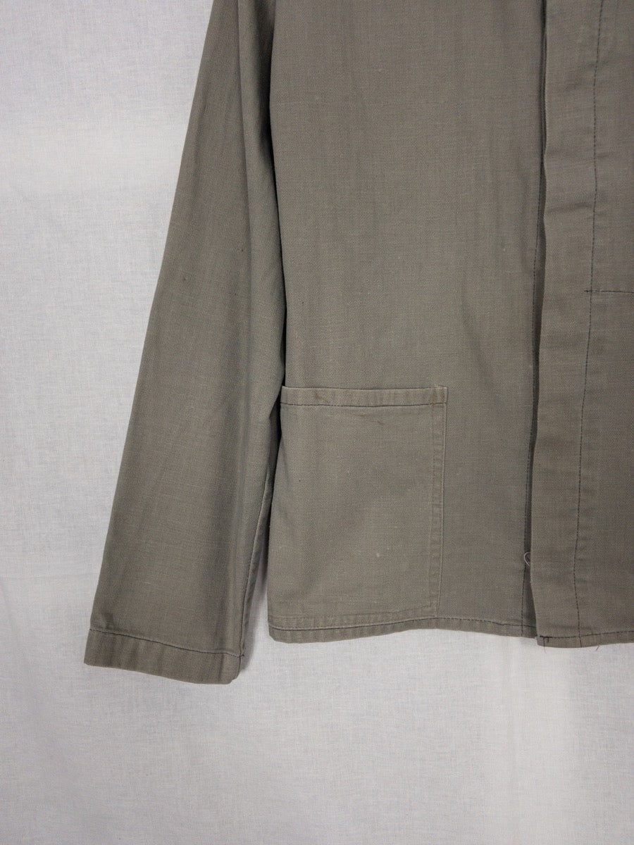 1970s German Work Jacket, HBT, Size L/XL