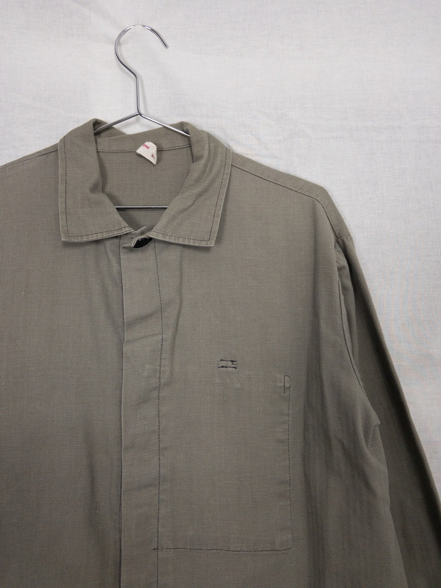 1970s German Work Jacket, HBT, Size L/XL