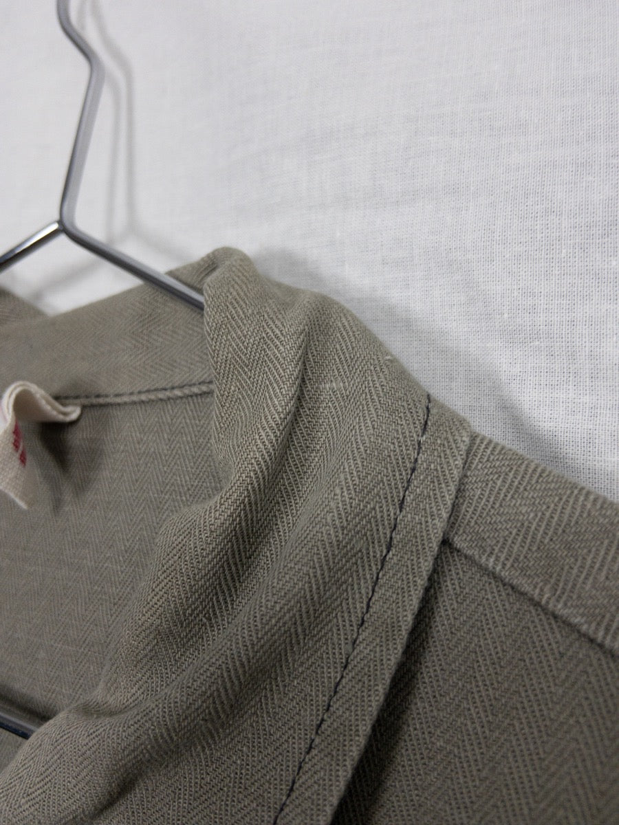 1970s German Work Jacket, HBT, Size L/XL