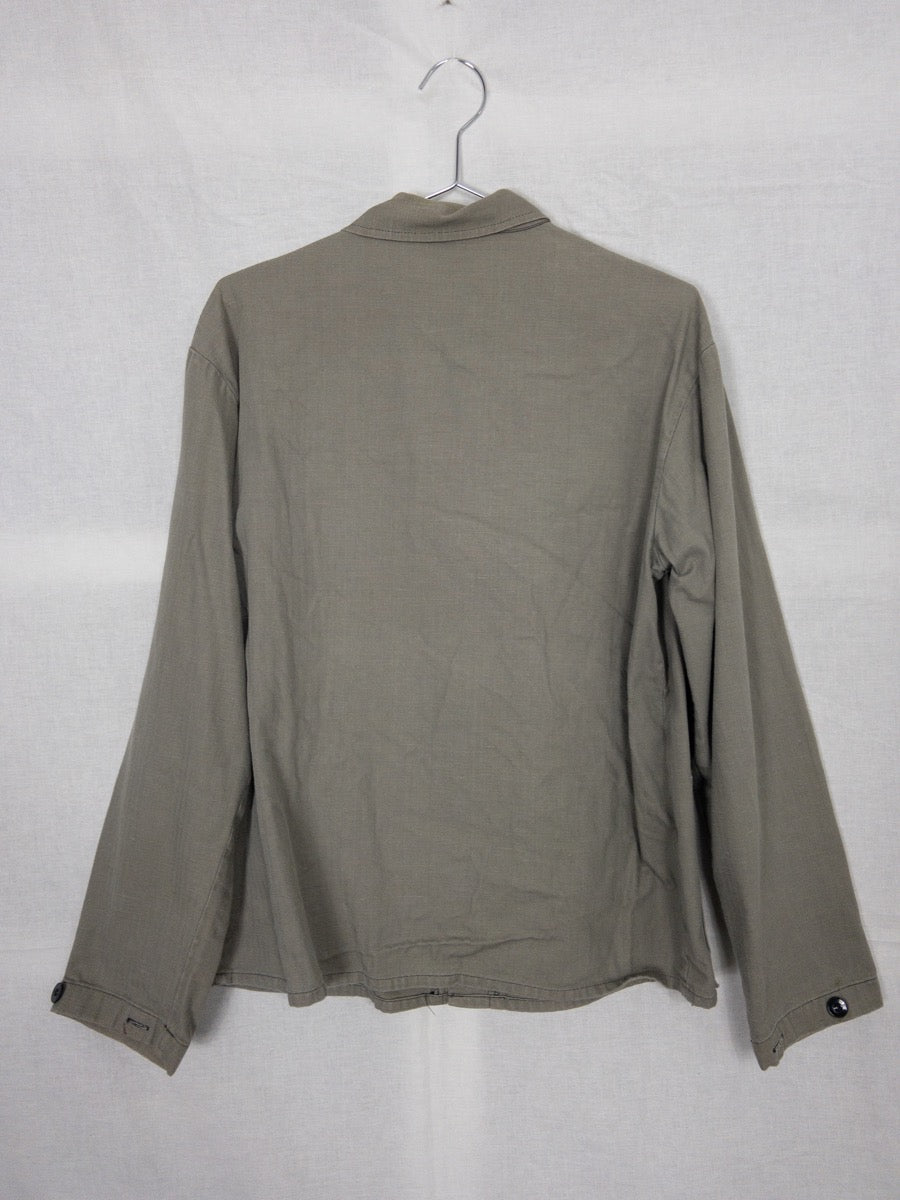 1970s German Work Jacket, HBT, Size L/XL