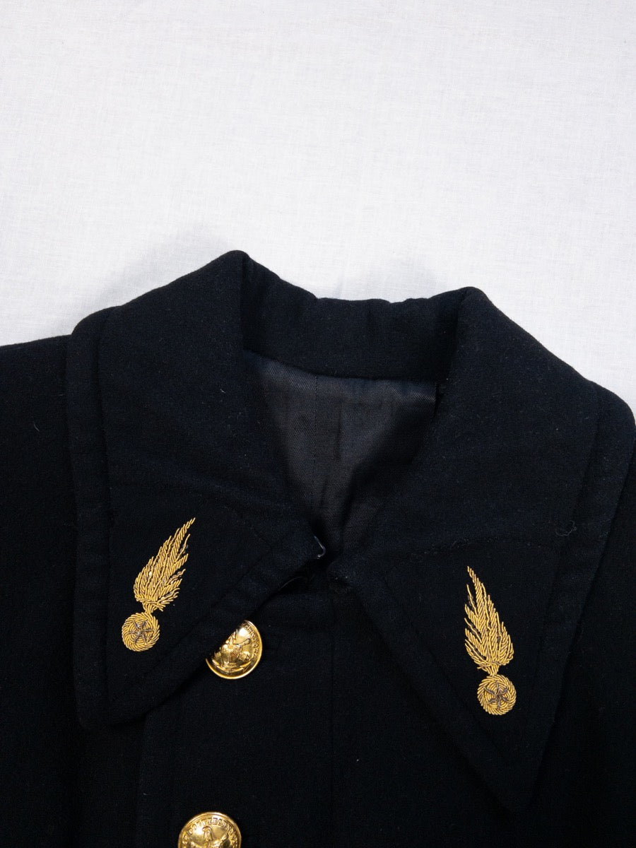 1980s Ceremony Wool Coat, Size S