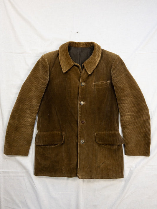 1960s French Cord Chore Jacket, Size M/L