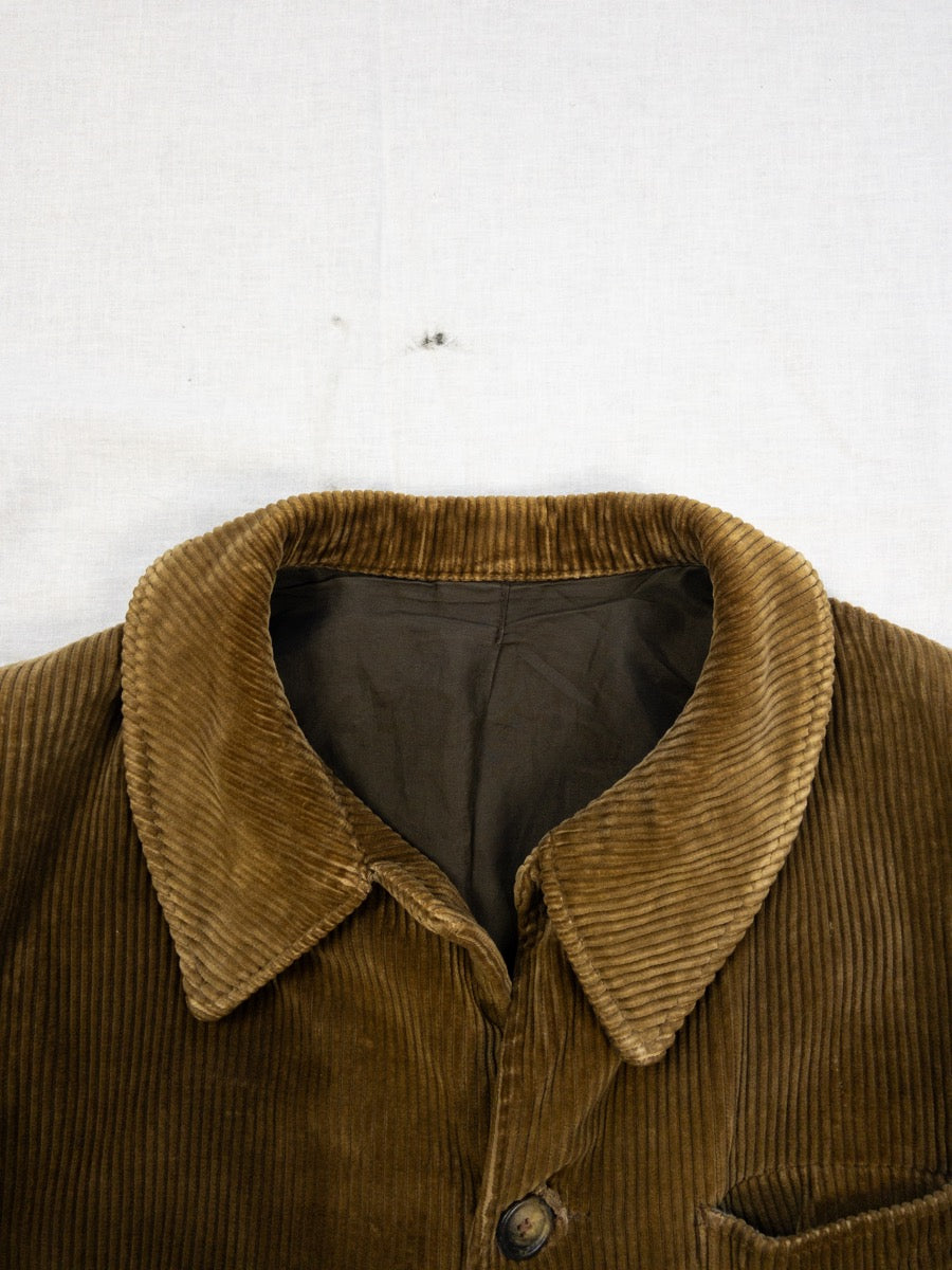 1960s French Cord Chore Jacket, Size M/L