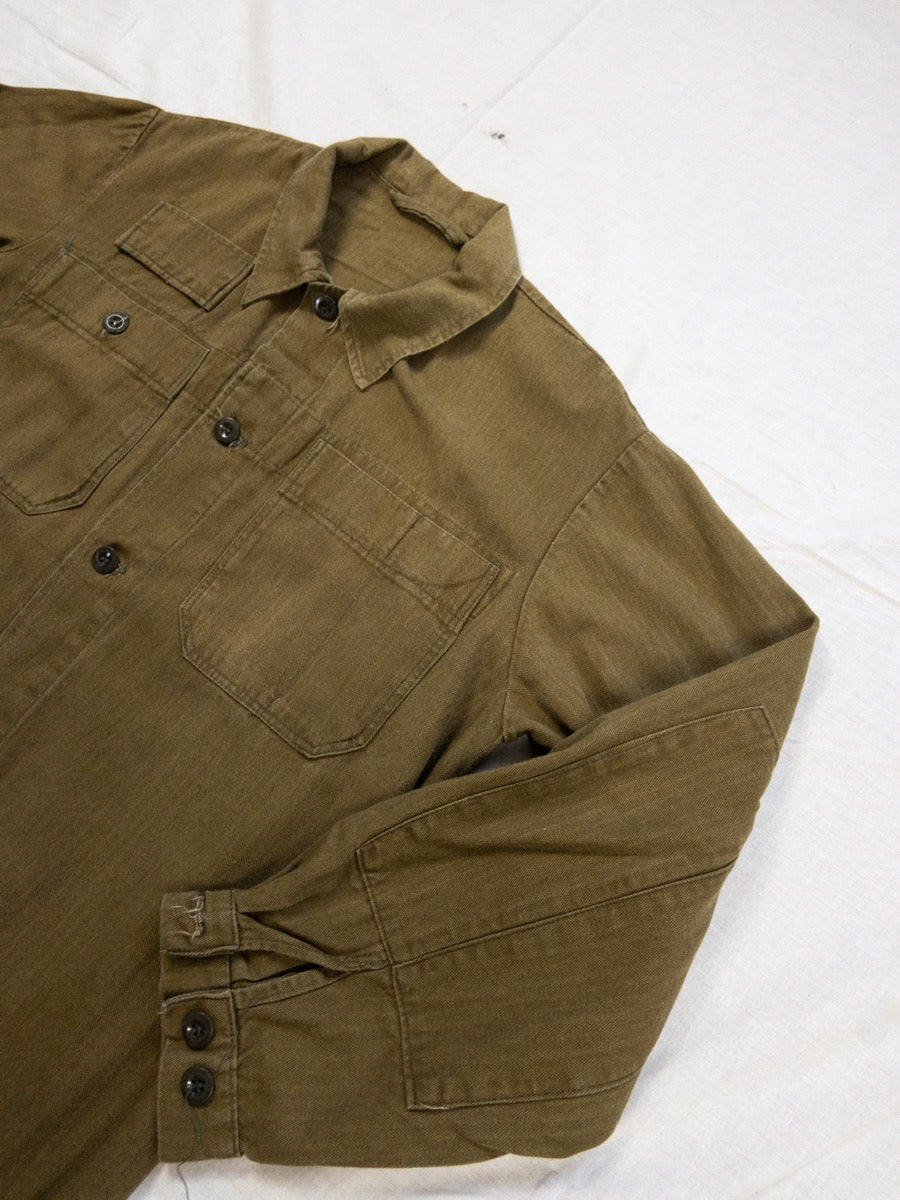 1980s Czech HBT Work Jacket, Size XL