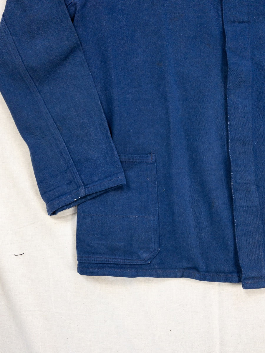 1970s Blue German Work Jacket, Size L/XL