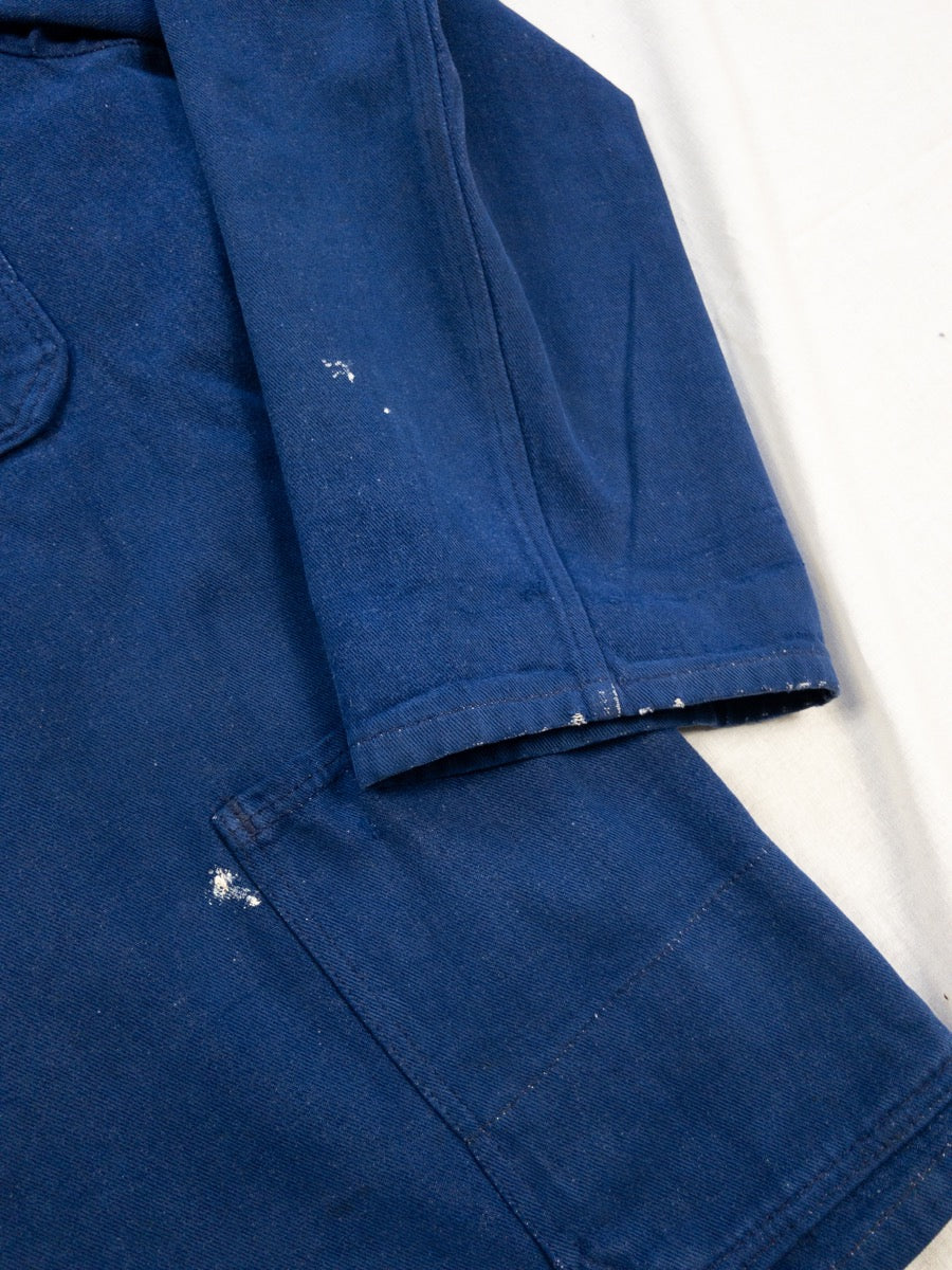 1970s Blue German Work Jacket, Size L/XL