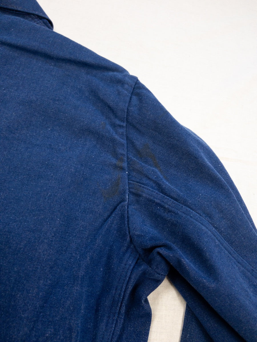 1970s Blue German Work Jacket, Size L/XL