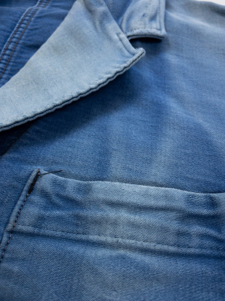 1960s French Moleskine Chore Jacket, Size M/L