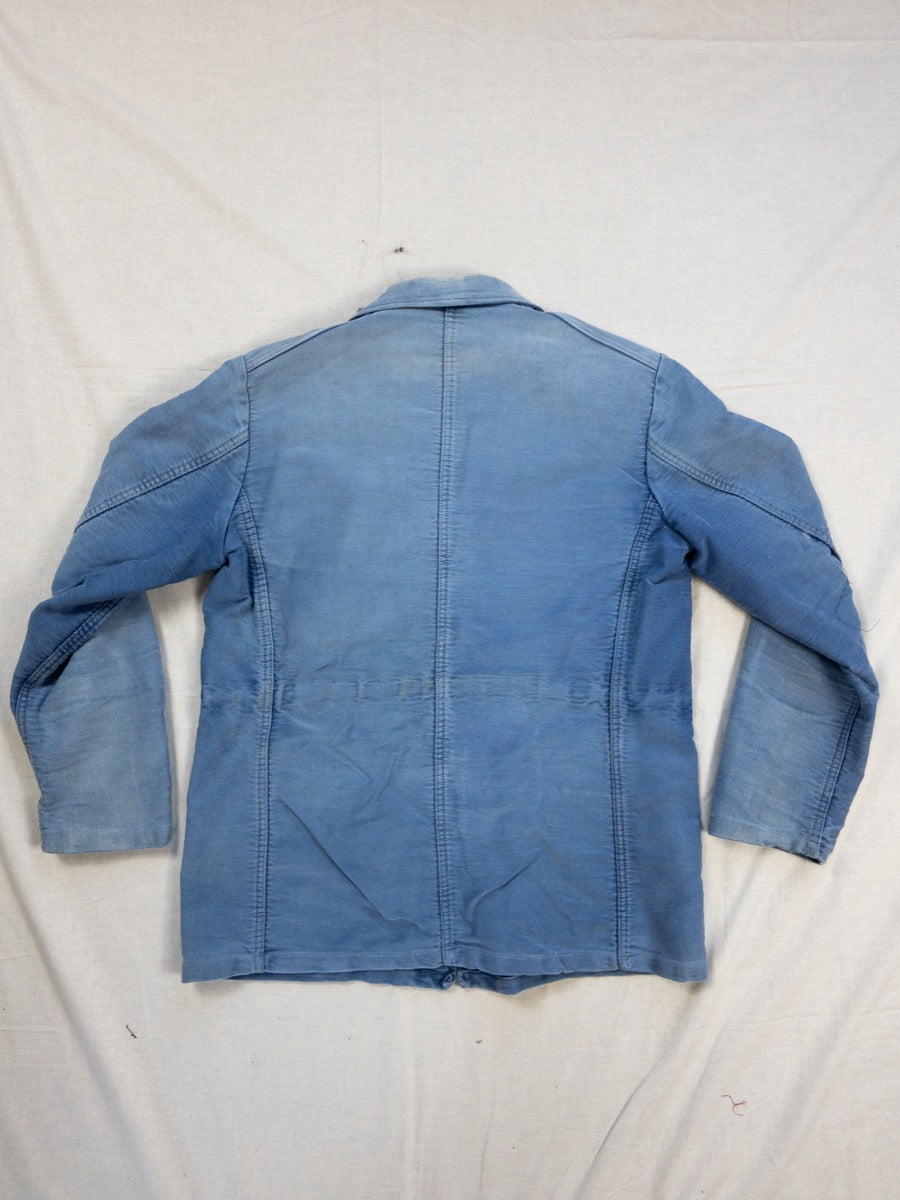 1960s French Moleskine Chore Jacket, Size M/L