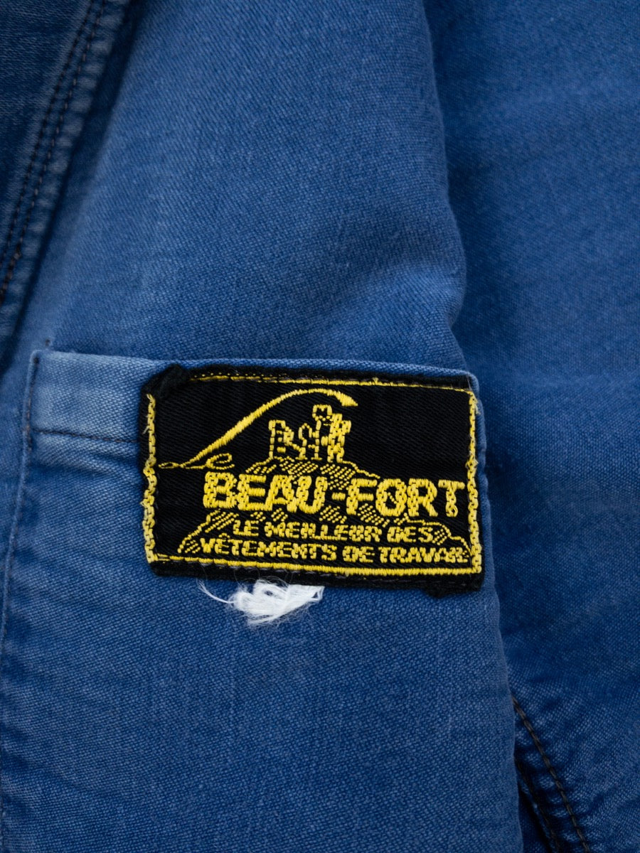 1960s French Moleskine Chore Jacket, Size M/L