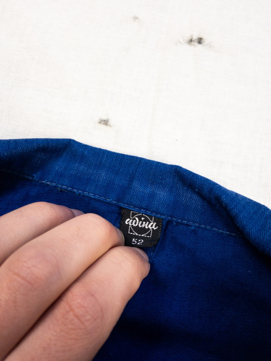 1970s Blue HBT German Work Jacket, Size L