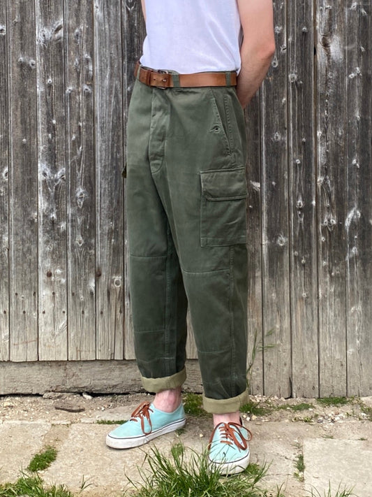 1972 M64 French Army Cargo Pants, Size 2XL