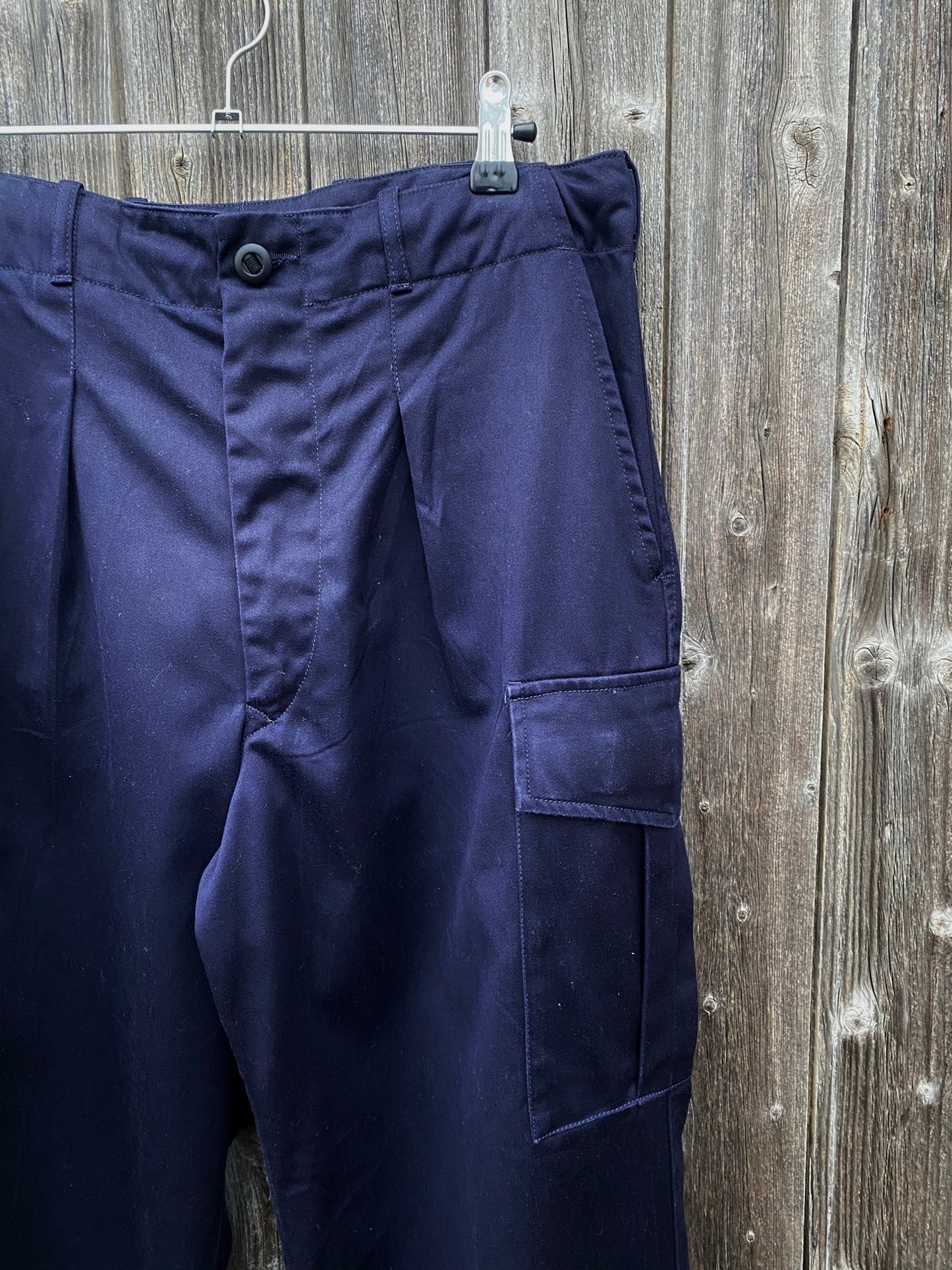 1990s Pleated British Army Cargo Pants, Size XL & XXL