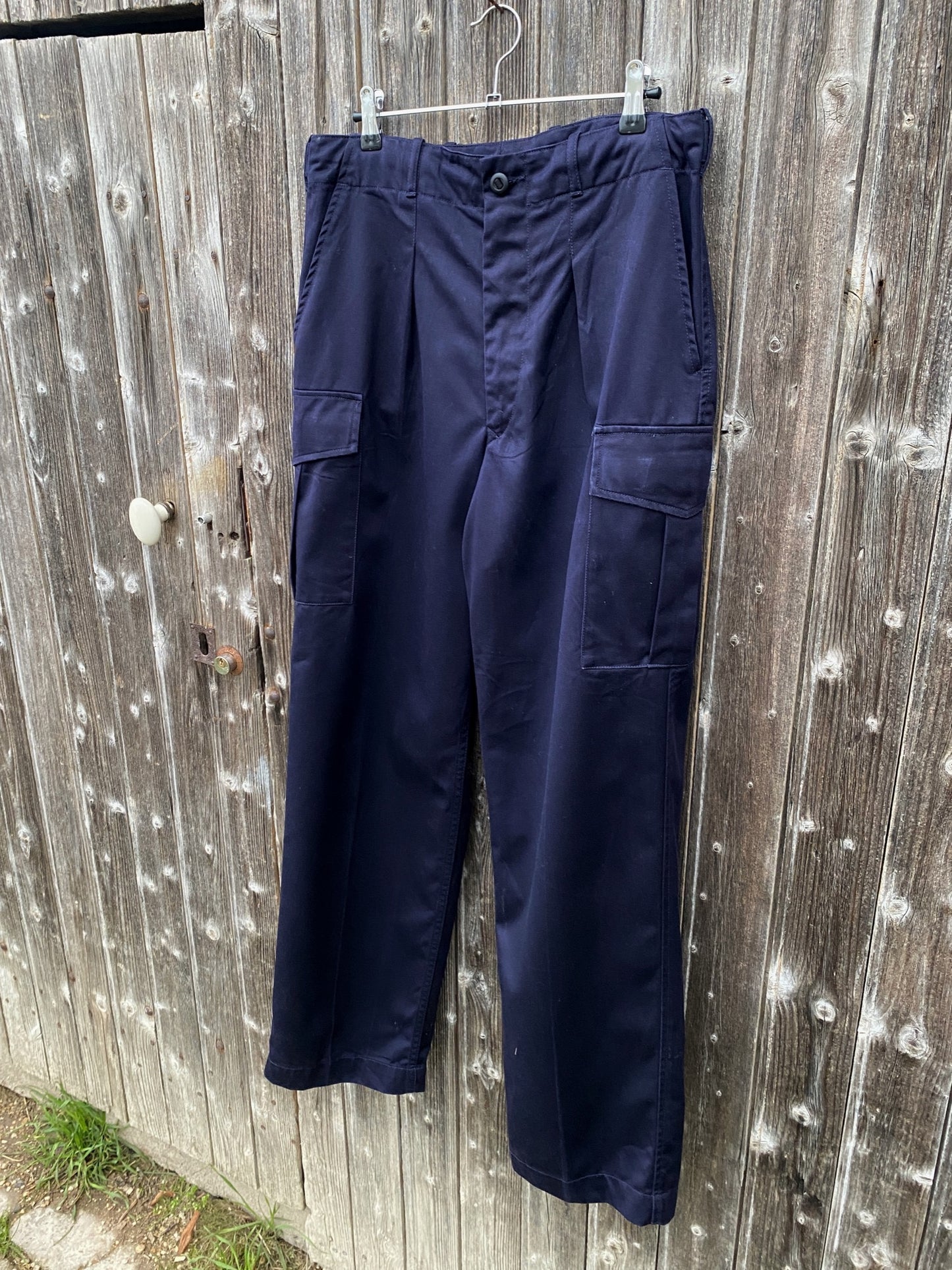 1990s Pleated British Army Cargo Pants, Size XL & XXL