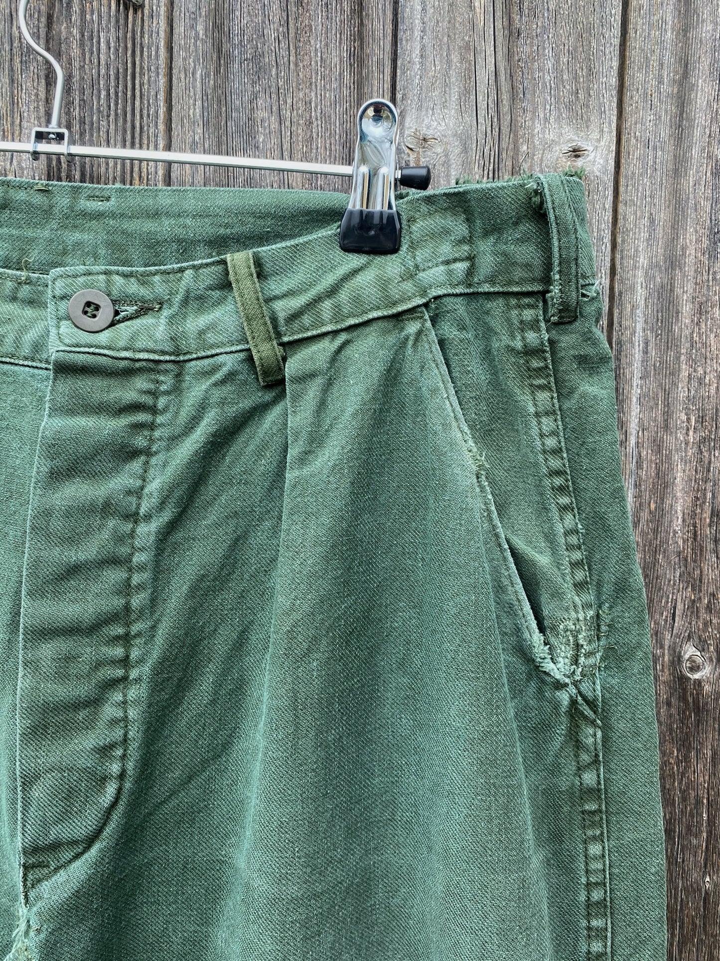 1960s Swedish Green Pleated Pants, Size XXS to 2XL