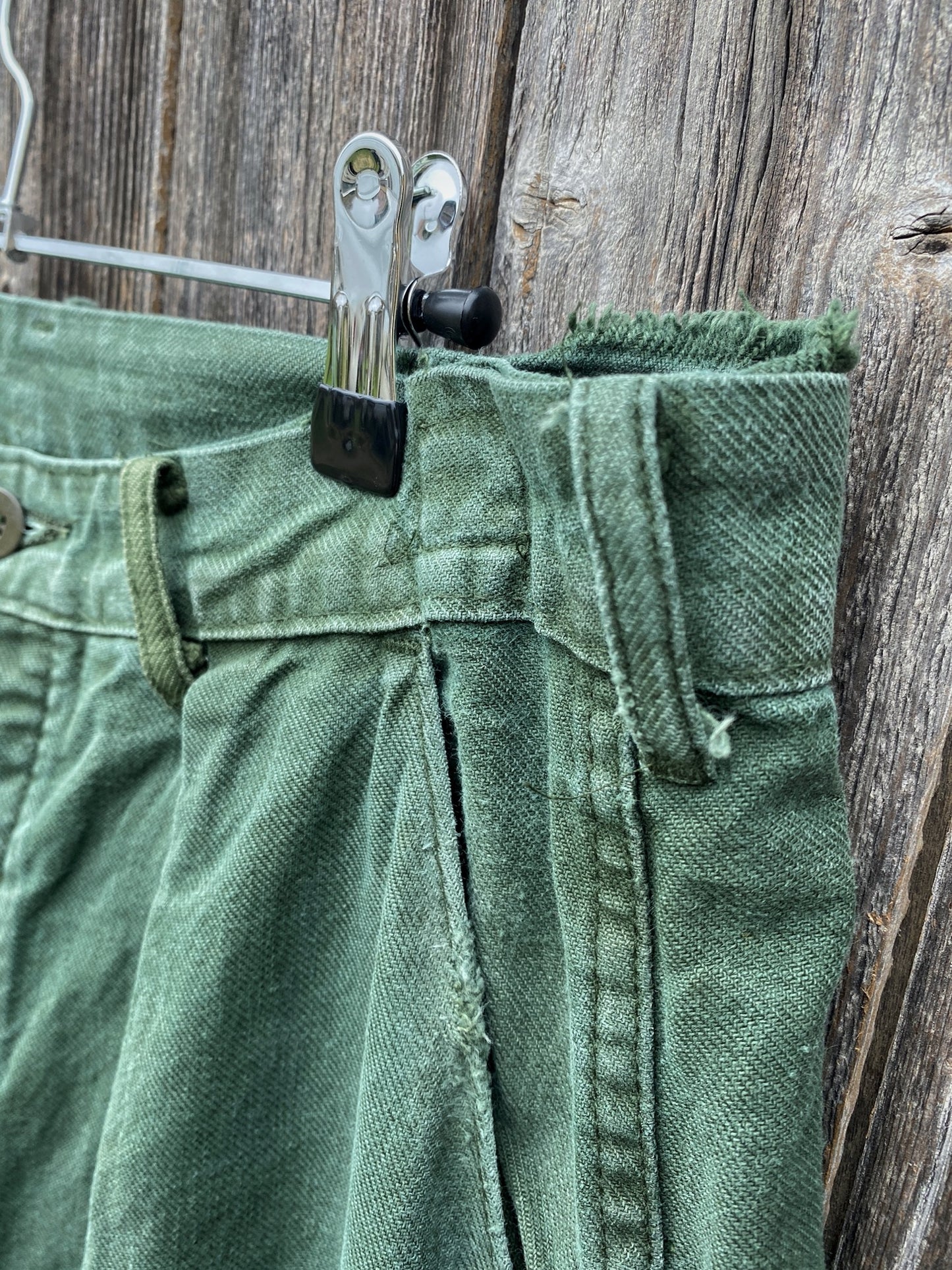 1960s Swedish Green Pleated Pants, Size XXS to 2XL