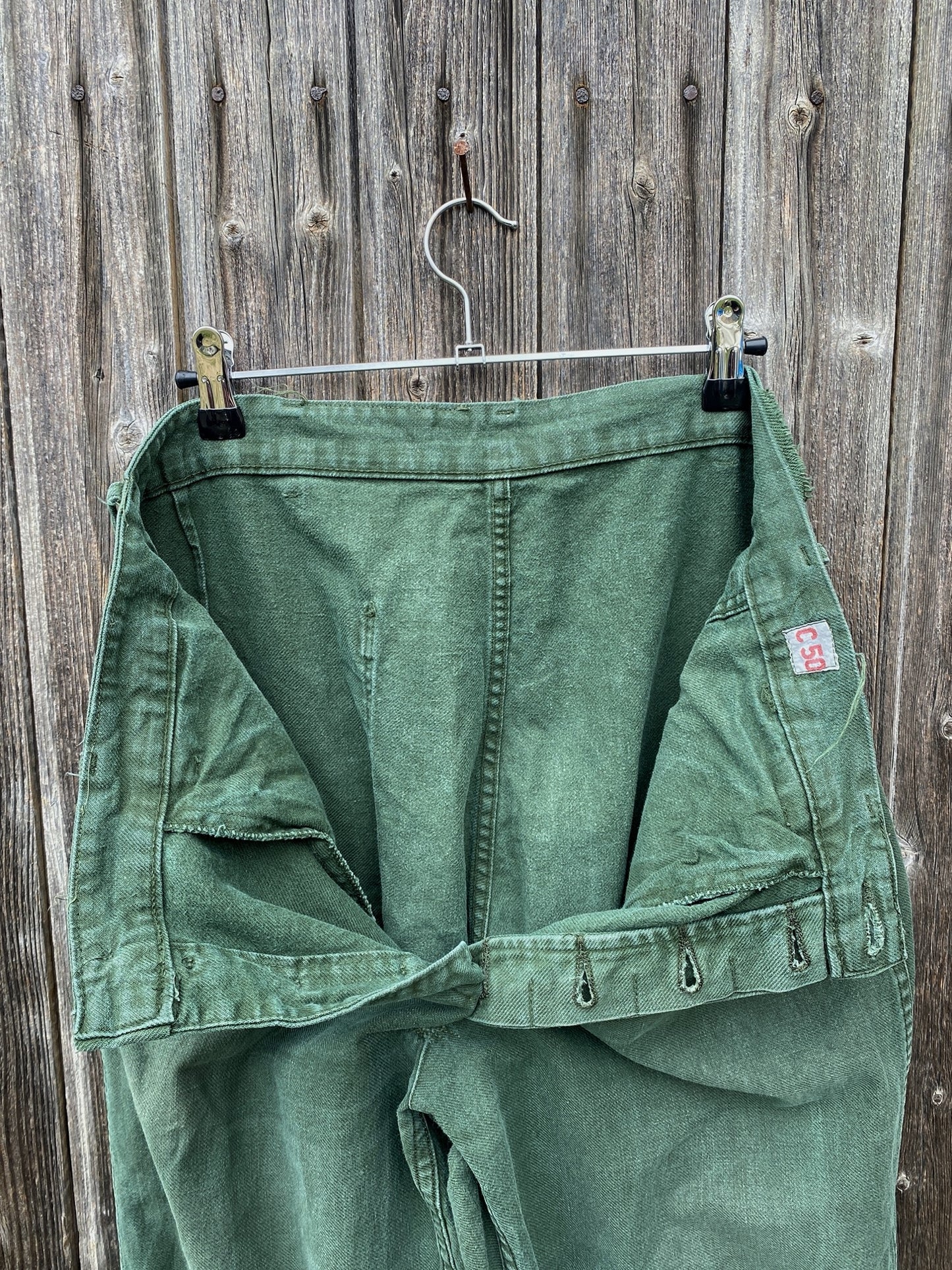 1960s Swedish Green Pleated Pants, Size XXS to 2XL
