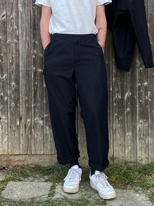 1950s NVA Black Pants, Deadstock, Size S to XL