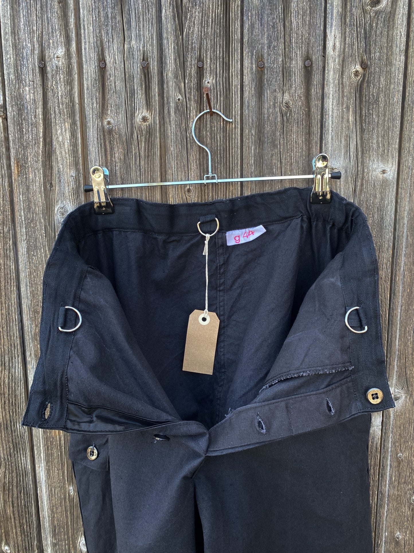 1950s NVA Black Pants, Deadstock, Size S to XL