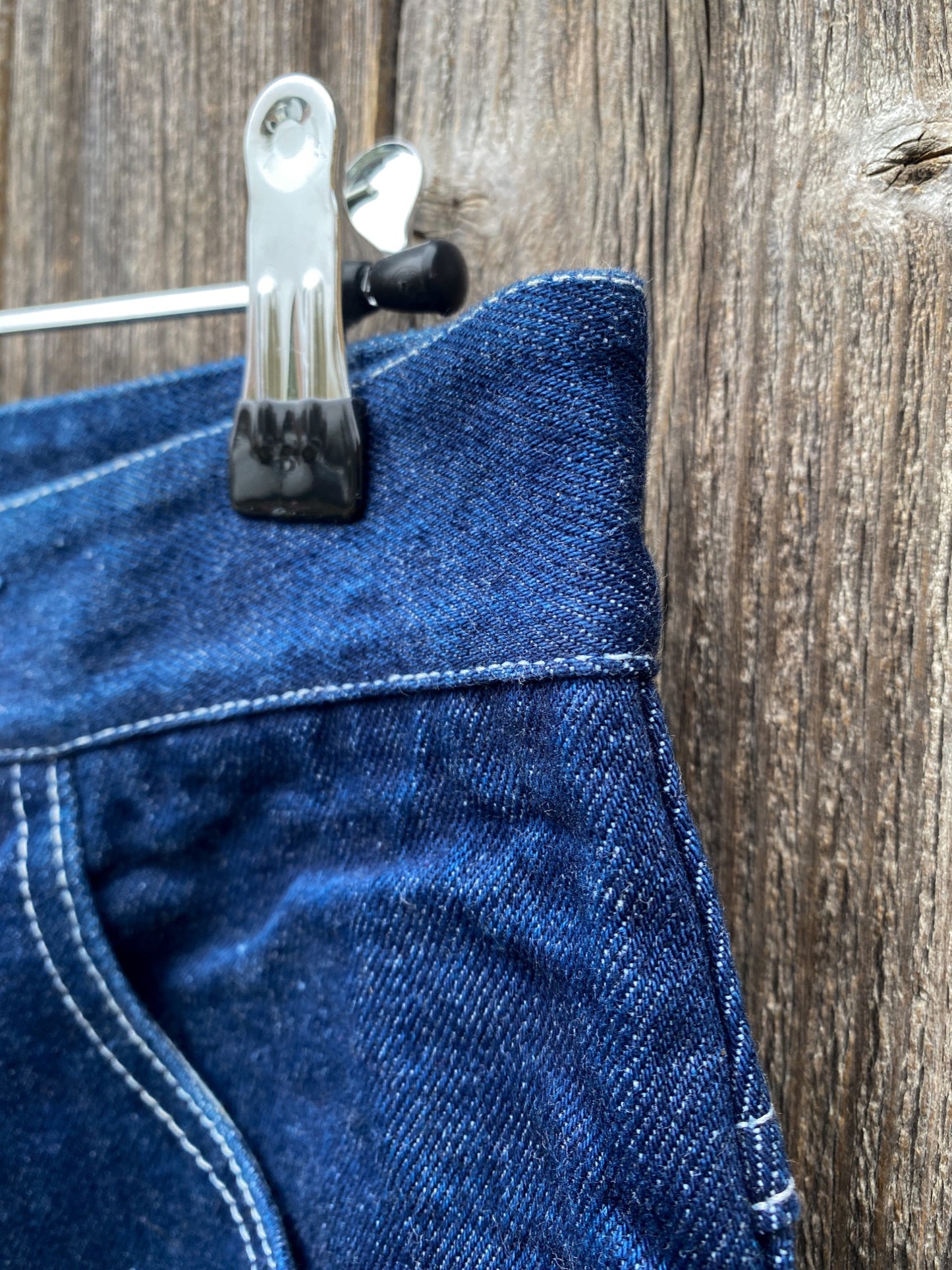 1970s « Cone Mills Denim » French Cowboy Jeans, Deadstock, Size XS/S