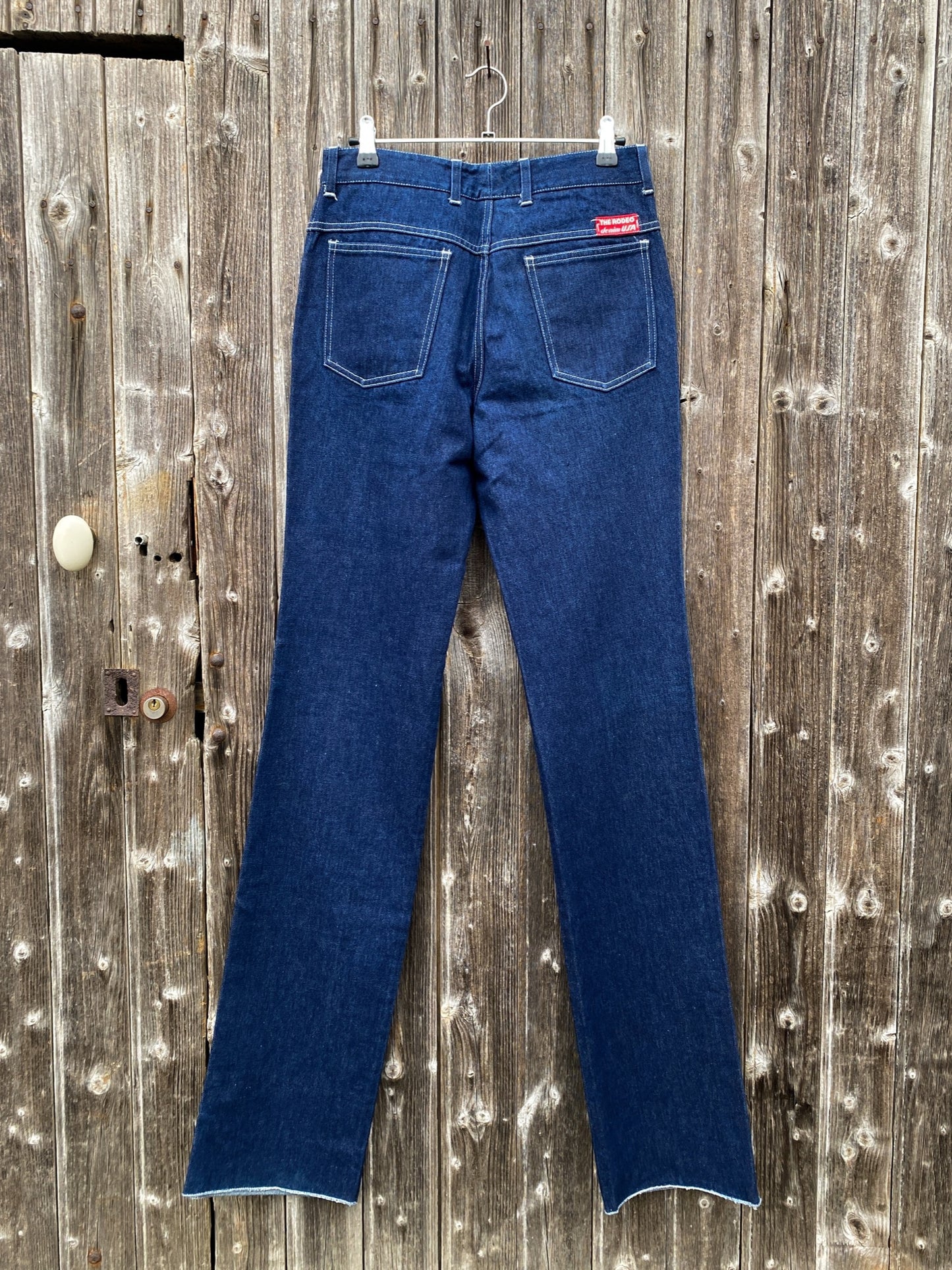 1970s « Cone Mills Denim » French Cowboy Jeans, Deadstock, Size XS/S