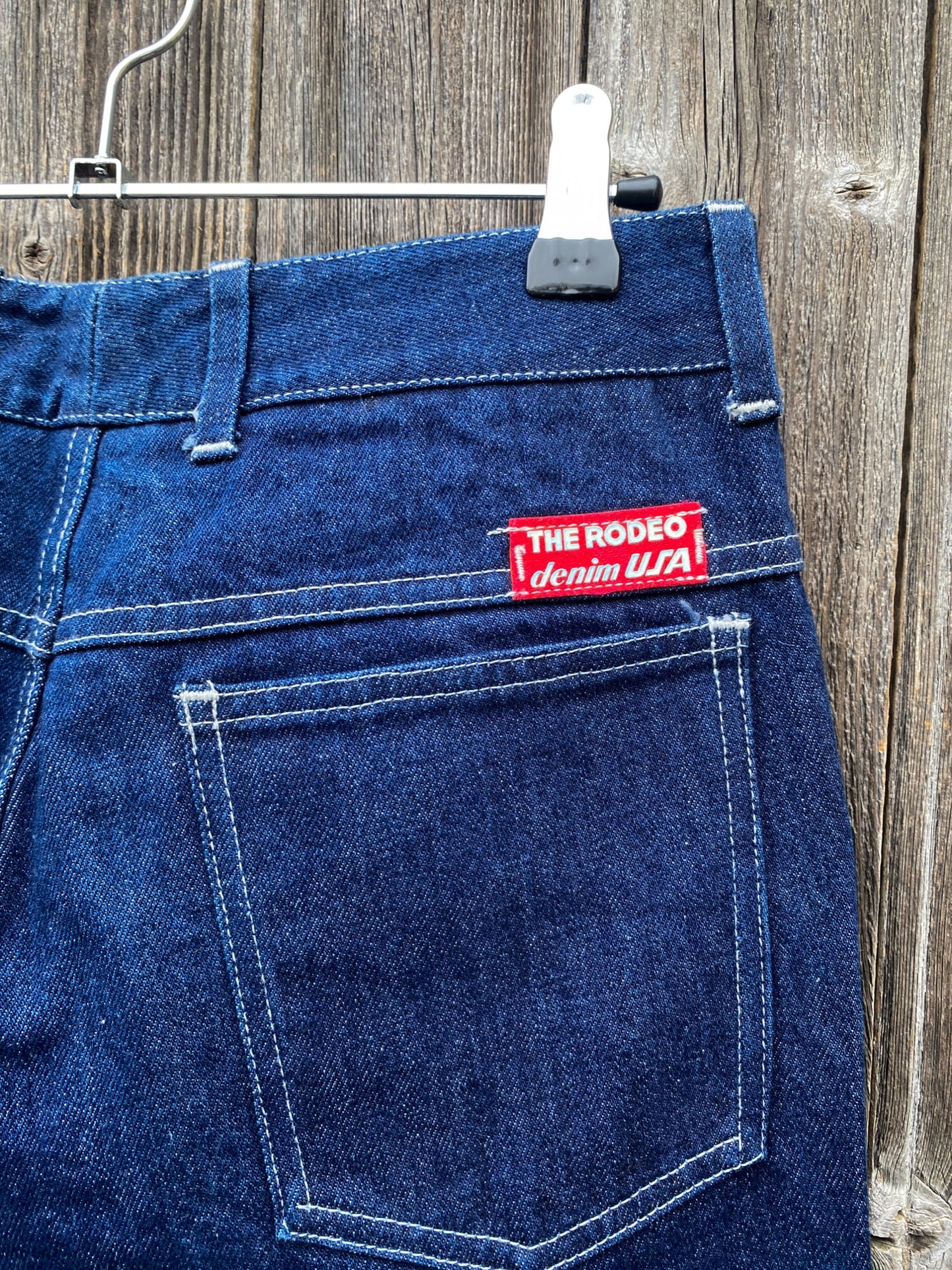 1970s « Cone Mills Denim » French Cowboy Jeans, Deadstock, Size XS/S