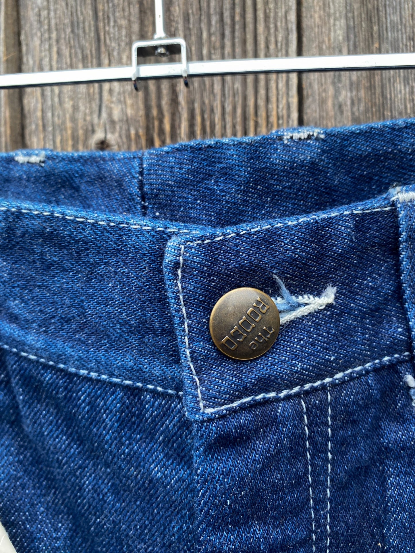 1970s « Cone Mills Denim » French Cowboy Jeans, Deadstock, Size XS/S