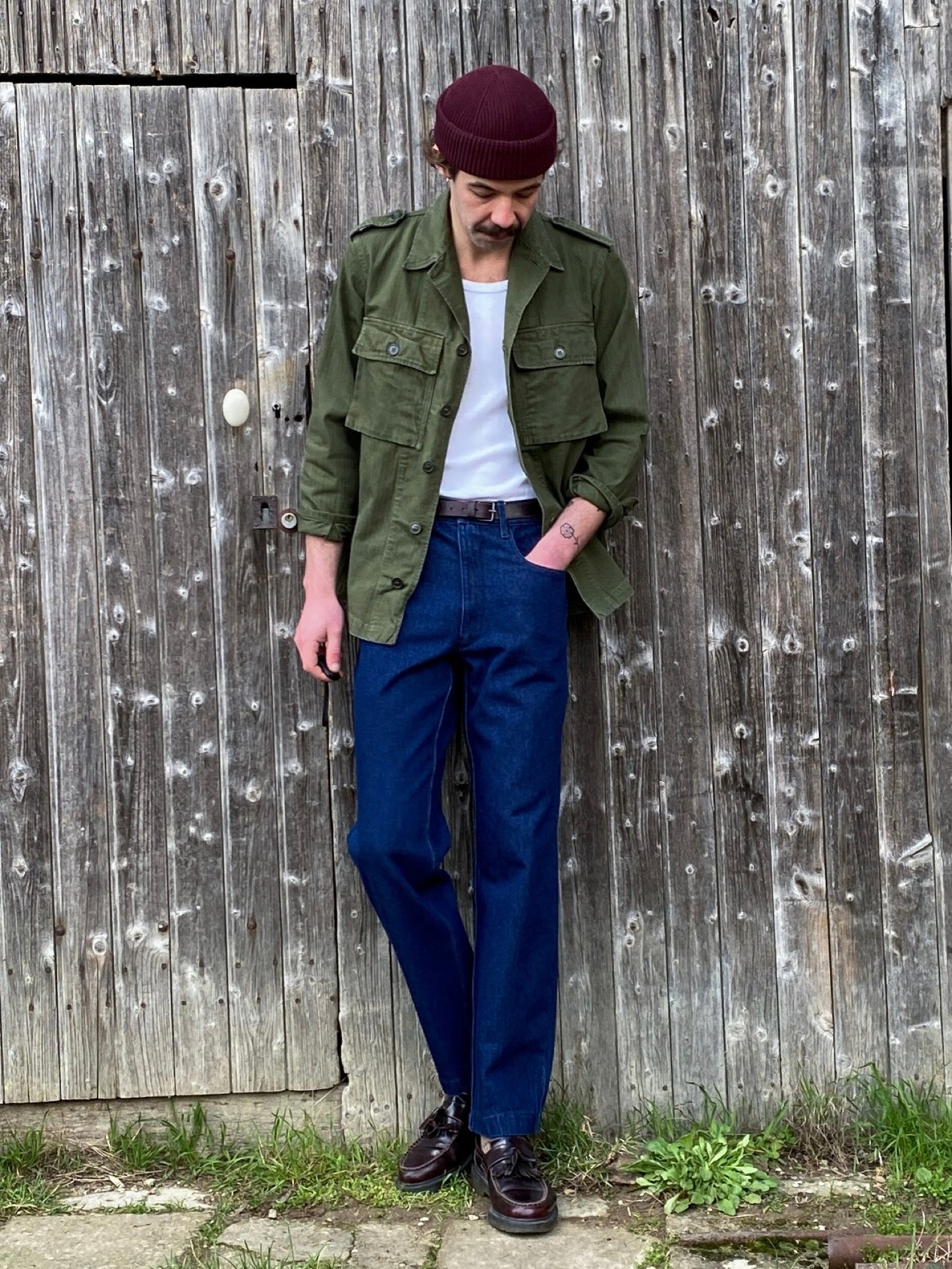 1990s Italian Navy Denim, Size XS to XL