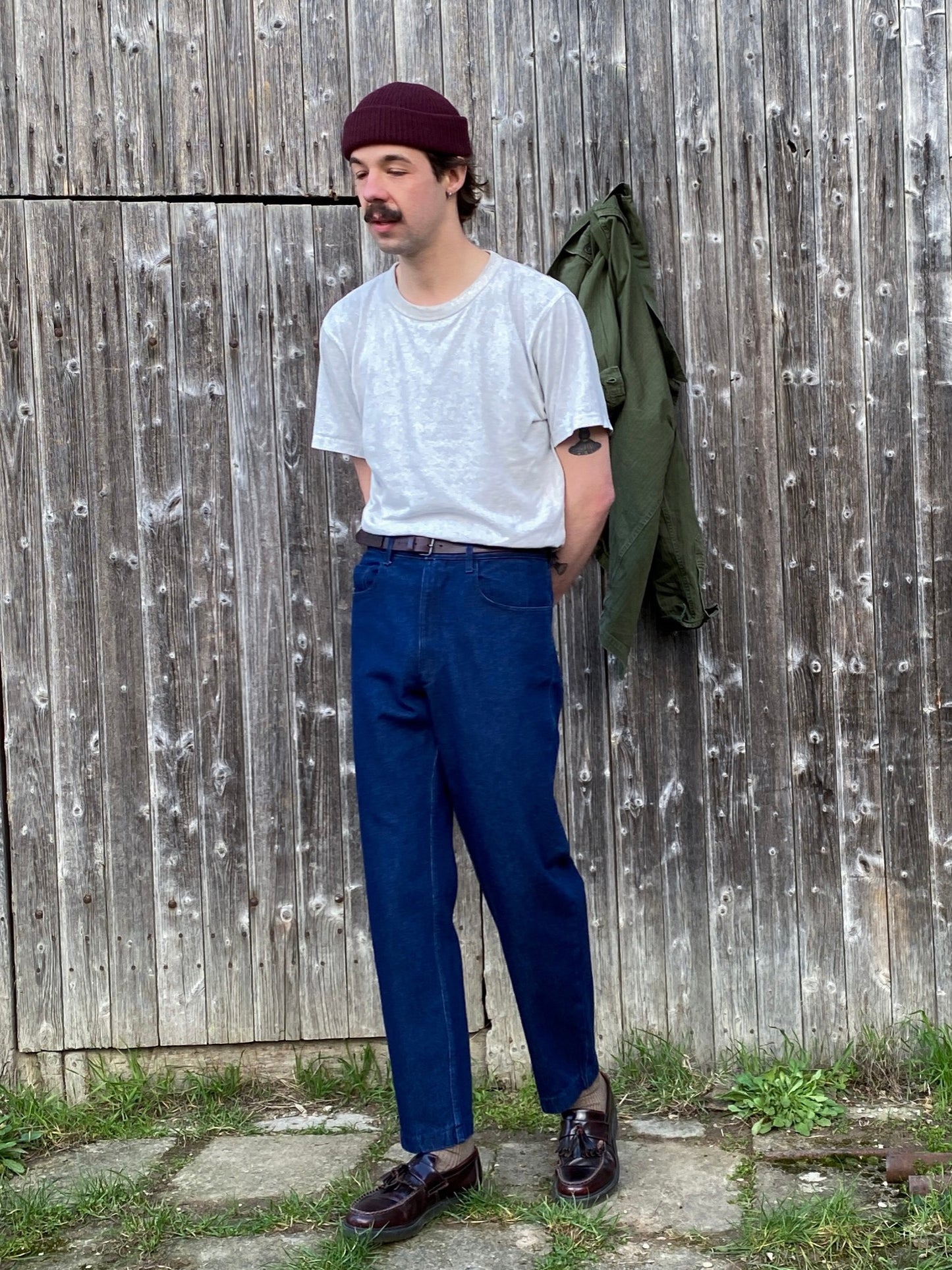 1990s Italian Navy Denim, Size XS to XL