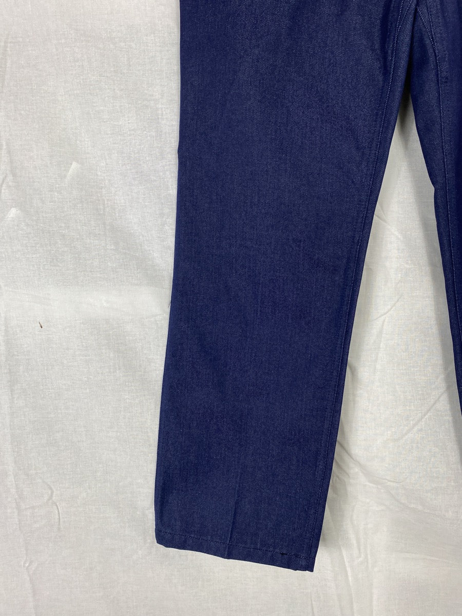 1990s French Denim Chore Pants, Deadstock, Size L
