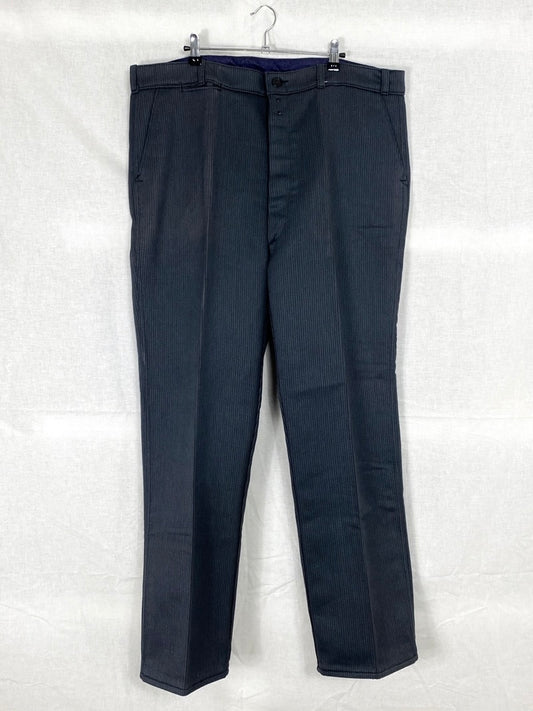 1980s French Chore Pants, Deadstock, Size 2XL