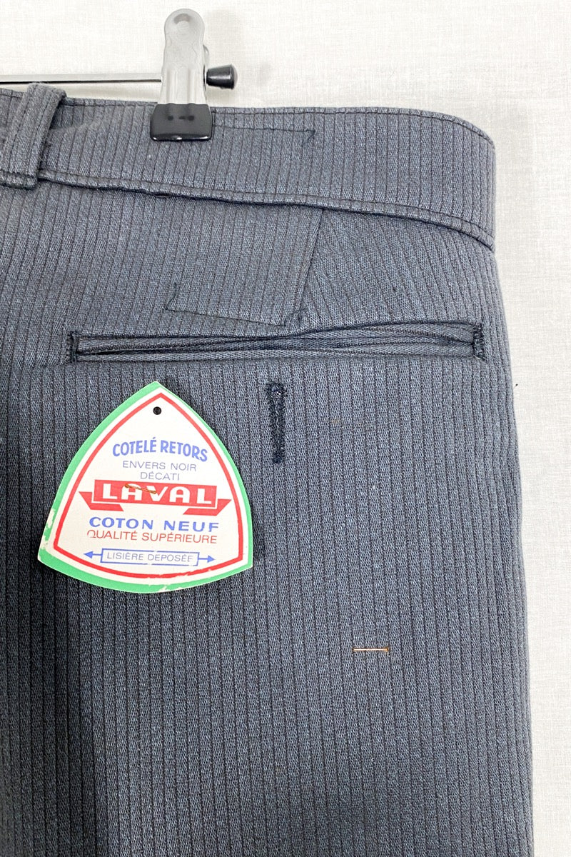 1980s French Chore Pants, Deadstock, Size 2XL