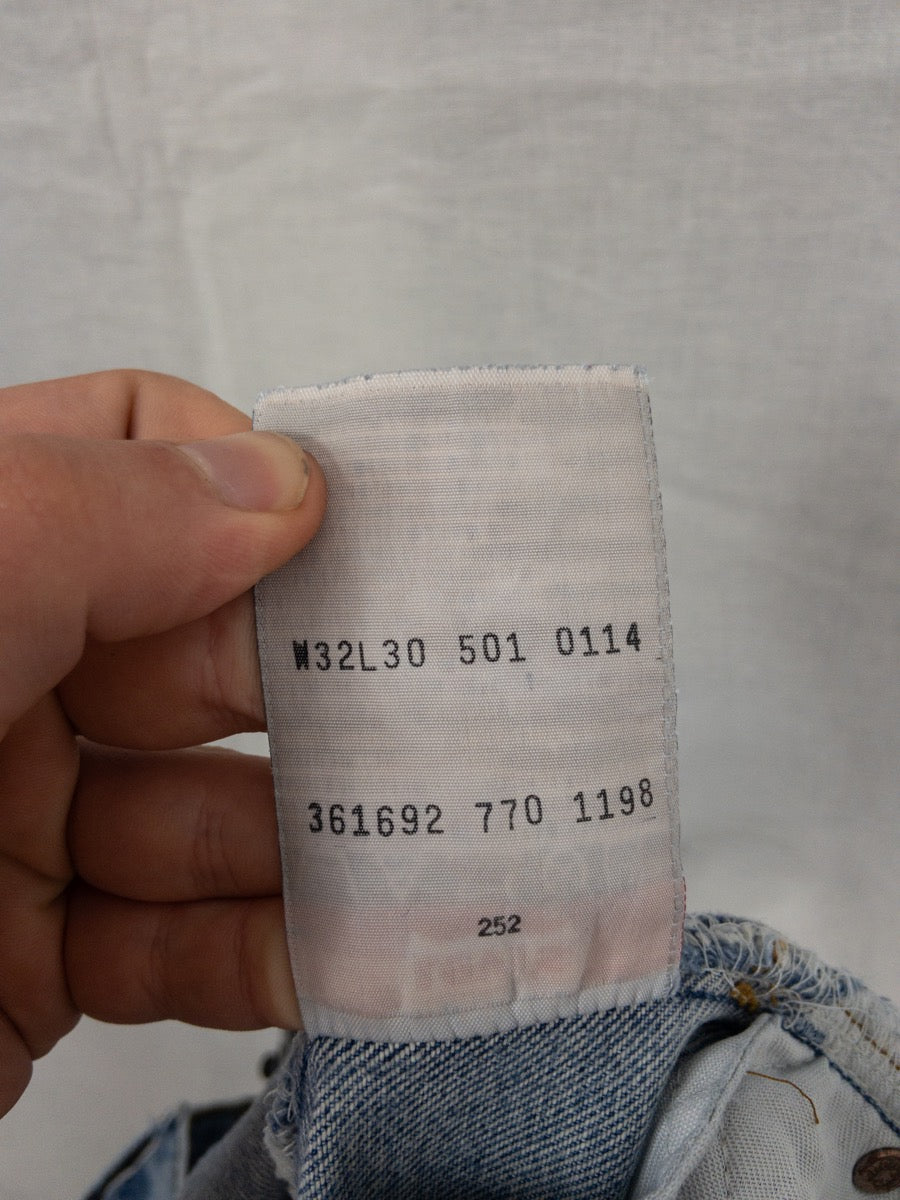 Vtg Levi’s 501 Blue Jeans W32 L30