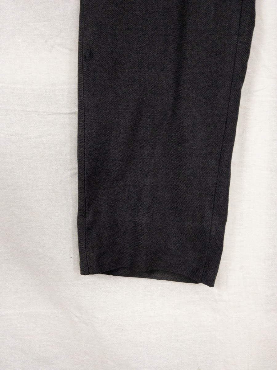 1950s Wool French Work Pants, Cinch Back, Size S