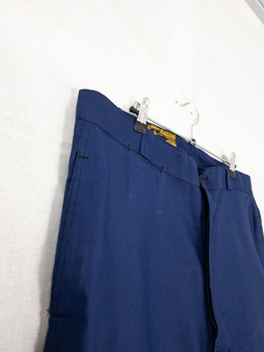 1960s French Work Pants, Deadstock, Size XL
