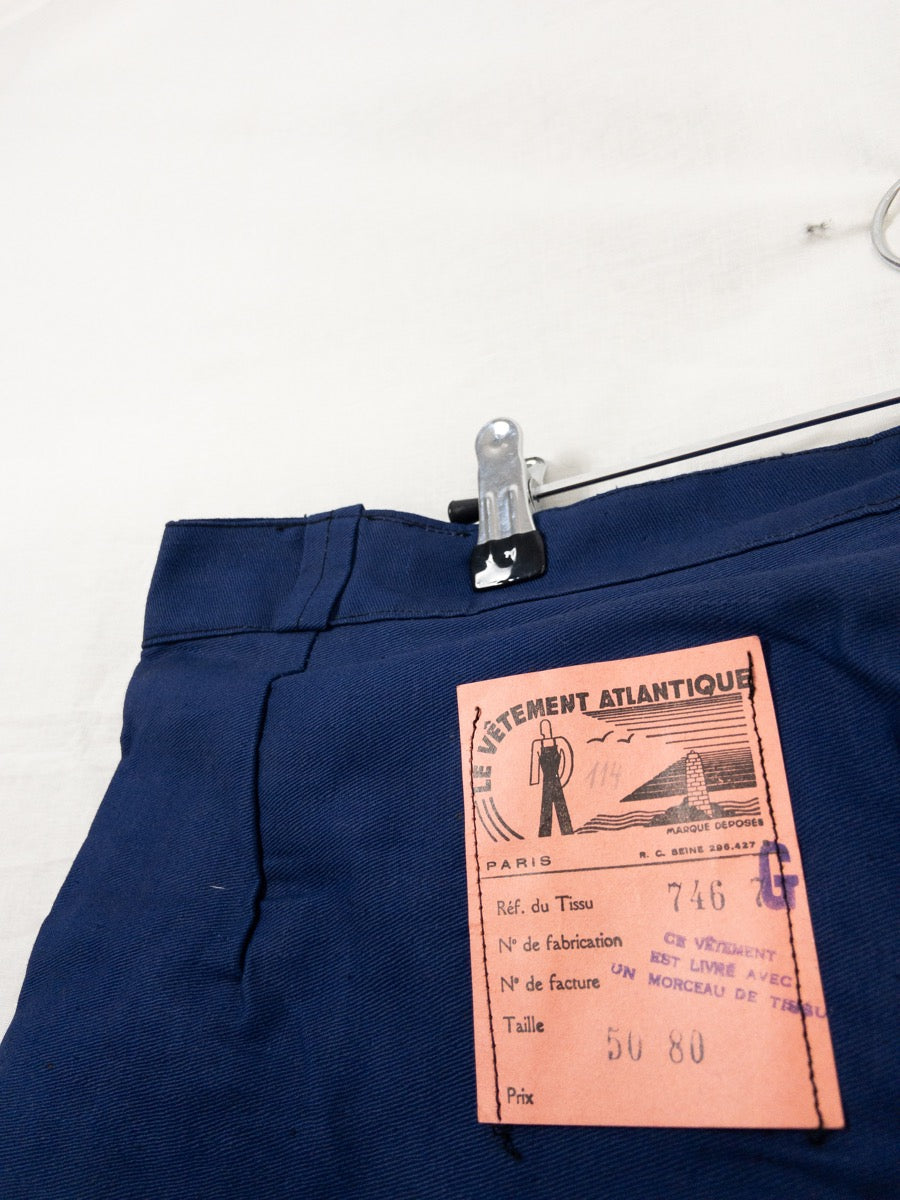 1960s French Work Pants, Deadstock, Size XL