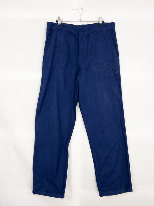 1960s French Work Pants, Deadstock, Size L