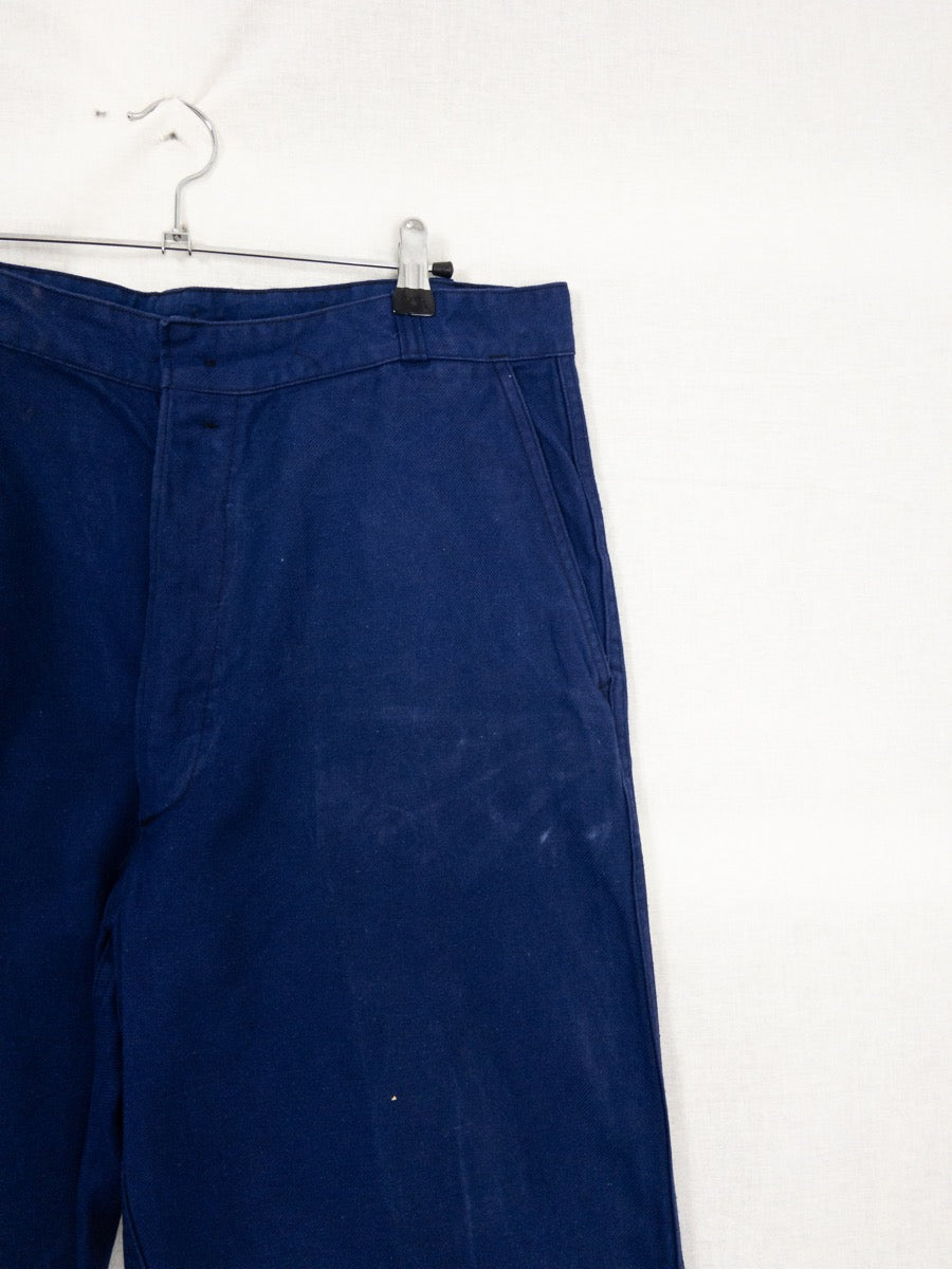 1960s French Work Pants, Deadstock, Size L