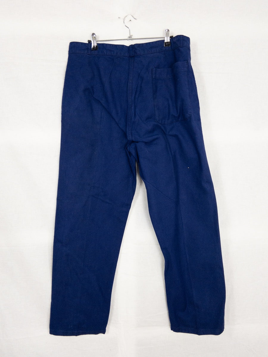 1960s French Work Pants, Deadstock, Size L