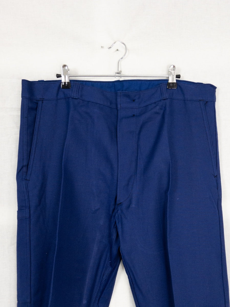 1980s French Work Pants, Deadstock, Size L