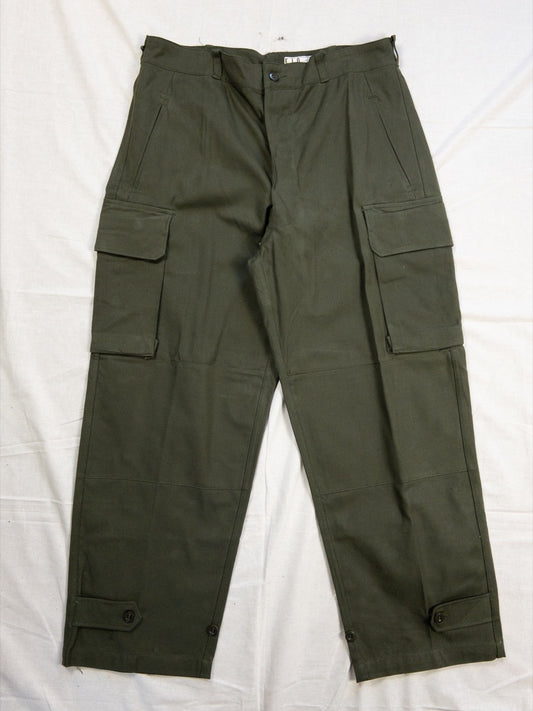 1960s French Army M47 Cargo Pants, Deadstock, Size L/XL