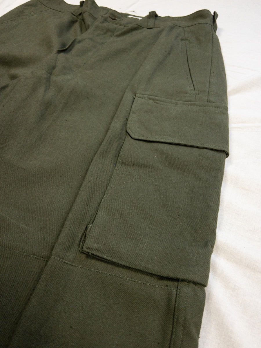 1960s French Army M47 Cargo Pants, Deadstock, Size L/XL