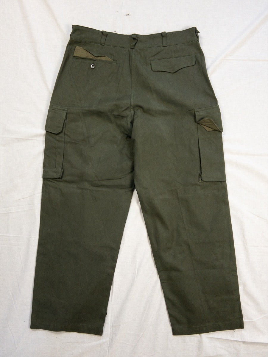 1960s French Army M47 Cargo Pants, Deadstock, Size L/XL