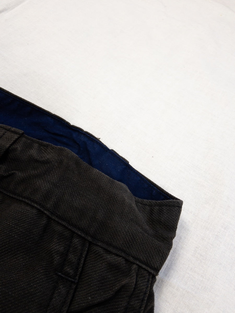 1970s French Brown Work Pants, Size XL