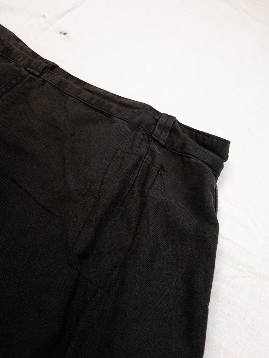 1970s French Brown Work Pants, Size XL
