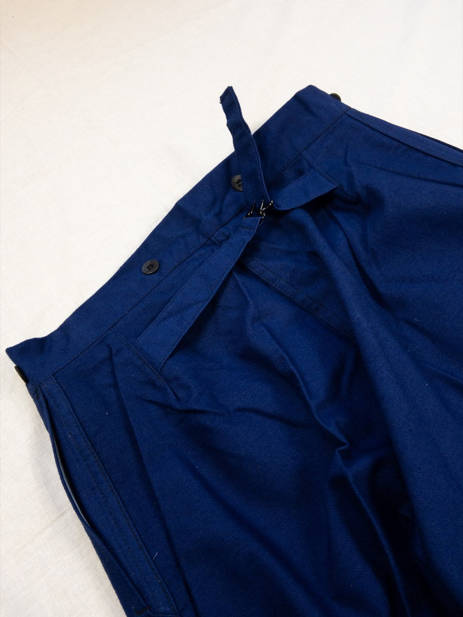 1960s Swedish Army Work Pants, Cinch Back, Size S/M